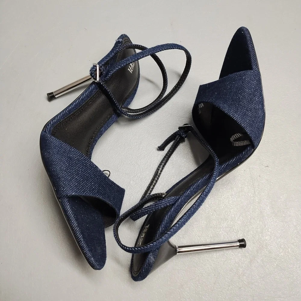 Zara heeled slingback